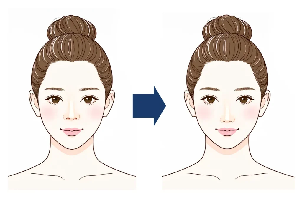 鼻延長（鼻中隔延長）