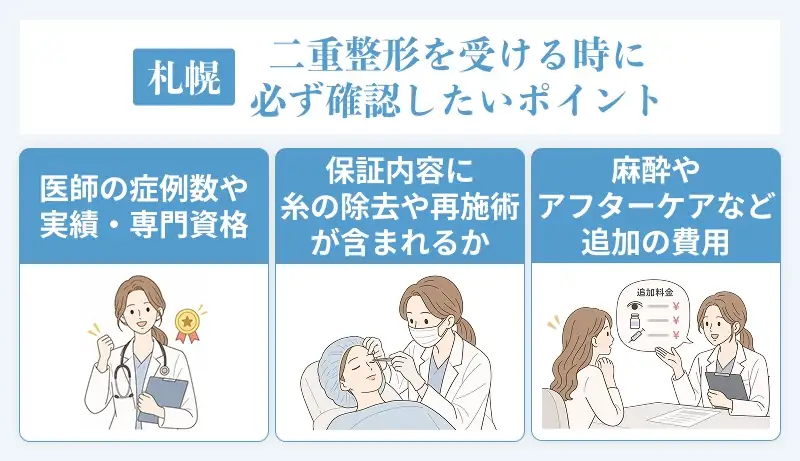 札幌の埋没法と切開法の比較