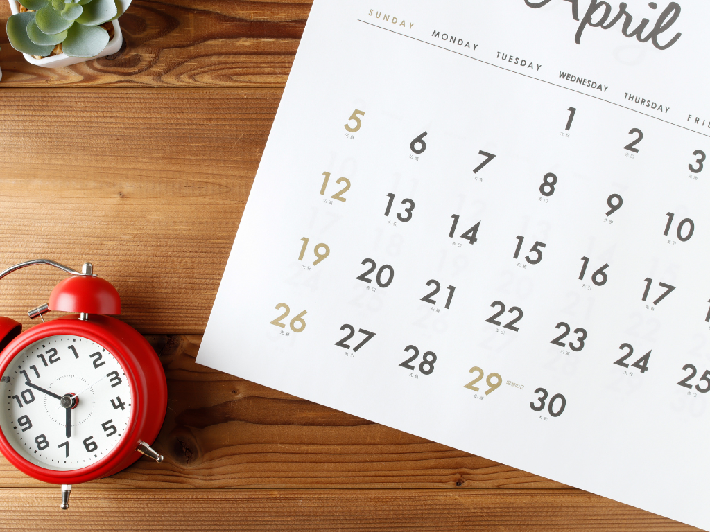 理想の持続期間を考えましょう